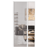 Paramondo Door Screen, White Aluminum 38.16x81.38'