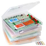 Art & Craft Organizer Case 4-Pack, 12.4x10.8x1.7in