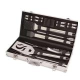 Deluxe Grilling Tool Set with Aluminum Case