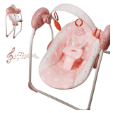 Baby Swings, Tiny Marvels Portable, Blush Bloom