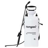 Homgava 2.1 Gal/8L Pump Sprayer with 2 Nozzles