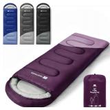 Adults' Lightweight Camping Sleeping Bag with Sack