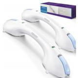 KEKOY 17.5' Suction Grab Bar Set, No Drill, Blue