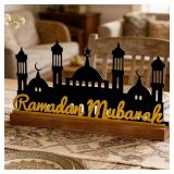 Enlarged 15.7in Metal Ramadan Sign - Eid Decor