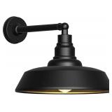 24' Gooseneck Outdoor Barn Light, Black