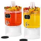 2-Gallon Beverage Dispenser with No-Drip Spigot