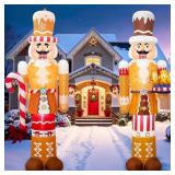 8 Ft Christmas Nutcracker Inflatable with LED