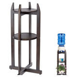 Natural Solid Wood Water Dispenser Stand Walnut