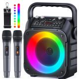 Karaoke Machine, Portable Bluetooth Speaker