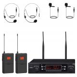 innopow 200-Channel Wireless Lavalier Mic Set