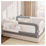 Bed Rail for Toddlers: U-Shaped Base & Foldable