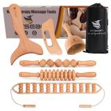 Wood Therapy 6-in-1 Massage Tool Set