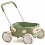 PULA Baby Push Walker with Wheels (Green)