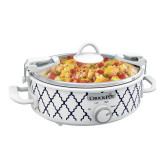 Crock-Pot 2.5-Quart Slow Cooker White/Blue
