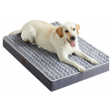 Figopage Large Orthopedic Dog Bed 36 24 Grey