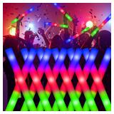 Glow Sticks Bulk 110PCS LED Foam Glow Sticks