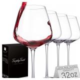 Extra Large 32oz Wine Glasses Set of 4