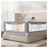 G TALECO Bed Rail for Toddlers 3-Side Guard