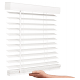 LOTUS & WINDOWARE Cordless Faux Wood Blinds