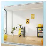 Hasipu Home Gym Mirror 79' x 36' (2pcs) Frameless