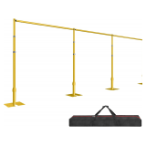 EMART Backdrop Stand 8.9x30ft, Adjustable Gold