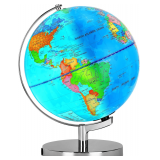 POOCCI 6-in-1 Illuminated World Globe 12'