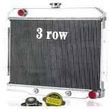 3-Row Aluminum Radiator for Jeep CJ5/7 2.5L-5.0L