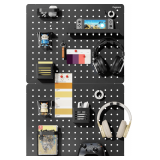 PEGZONE Pegboard Organizer Kit, 33.1x20.5' (2Pcs)
