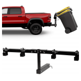 Trash Can Hauler for Double Can, 2' Hitch Receiver