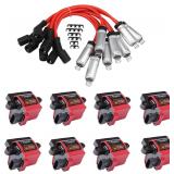 CarBole GM Ignition Coil Pack + Spark Wire Kit