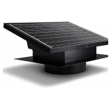 Bghdas 25W Solar Attic Fan, 8' IP68 Vent