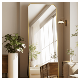 Full Length Mirror 71'x26' Arched Gold Frame