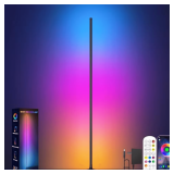 Corner Floor Lamp, RGB LED, Music Sync