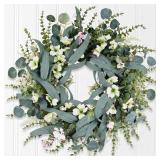 26 Inch Eucalyptus Wreath for Front Door