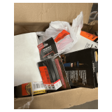 Box of Home Depot items