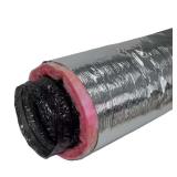 10 in. x 25 ft. Insulated Duct R6 Silver Jacket