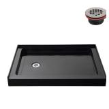 GB-2509-40-BL 48x36 Alcove Shower Pan (Left)