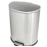 13-Gal Stainless Step-On Trashcan