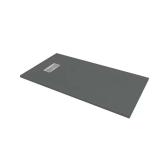 Alcove Shower Pan Base 60x32 Graphite Sand