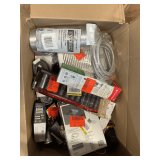 Box Of Miscellaneous Home Depot Items