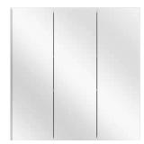 24.38x25.2in Frameless Tri-View Cabinet