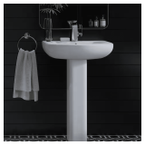 White Ceramic Rectangular Vessel Sink