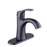 Matte Black Single Handle Hole Faucet