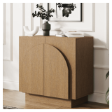 Iris 31 in. Mid-Century Wood Storage Cabinet