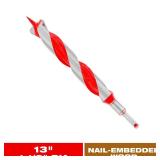 1-1/2 in. x 13 in. Carbide Wood Drill Bit