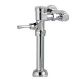 Manual 1.28 GPF Toilet Flush Valve, Chrome