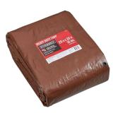 20 ft. x 30 ft. Brown/Silver Heavy Duty Tarp