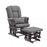 Tuscany Espresso Glider & Ottoman Set