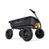 Heavy-Duty Poly Dump Cart, 1600 lb, 48x34x11