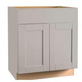 Shaker Dove Gray Cabinet with Drawers (30x34.5x24)